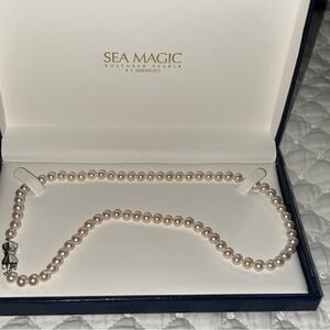 Mikimoto Cream Pearl Necklace Elegant Jewelry